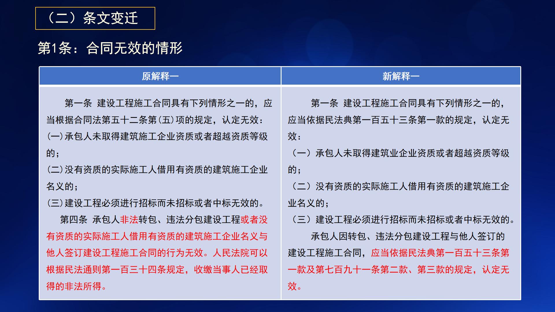 民法典与新施工合同司法解释一(图9)